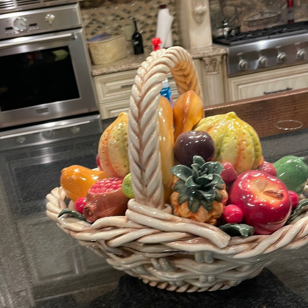Ceramics Fruit Basket